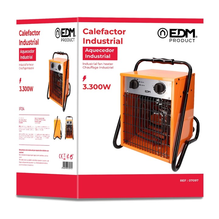 EDM Industrial heater 3300 W 07097