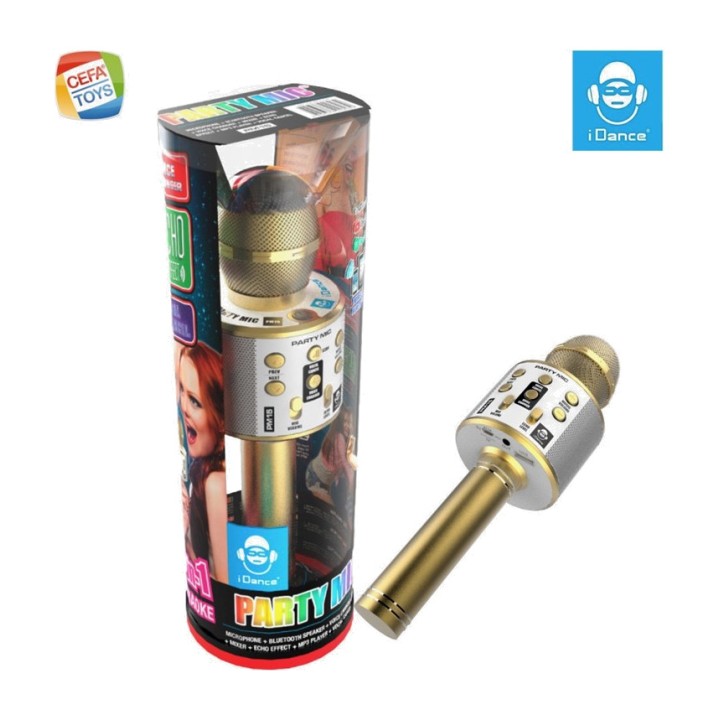 CEFA TOYS Micrófono karaoke Bluetooth 7 en 1 con batería recargable IDANCE-353 167782
