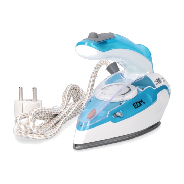 EDM Ferro da stiro a vapore da viaggio 1100 W 07305