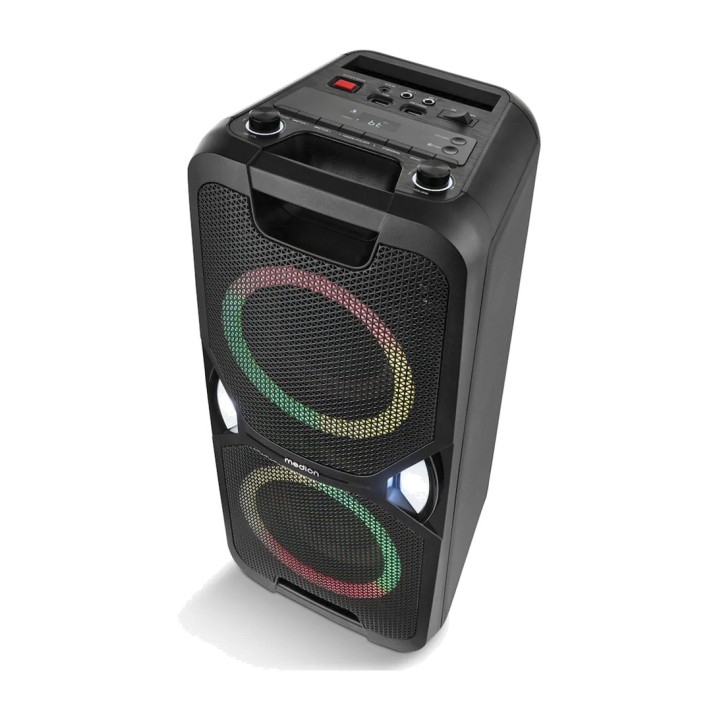 MEDION Bluetooth zabavni zvočnik s karaokejem in FM radiem