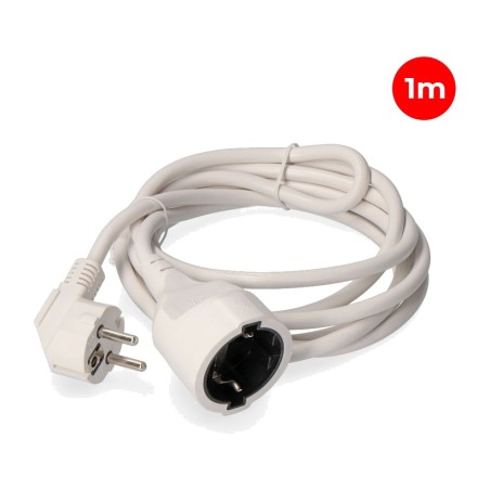 prolongador de una toma schuko h05vv-f 3g1,5 mm2 16 a 250 v