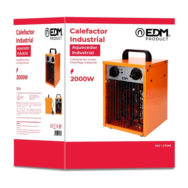 EDM Industrieheizgerät 2000 W 07096