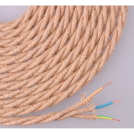 câble en corde de jute tissée et tressée 25 m