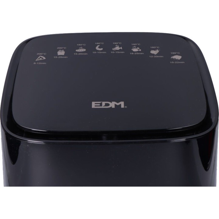 EDM Friggitrice ad aria con display LED 5 L 1450 W Ø17 CM