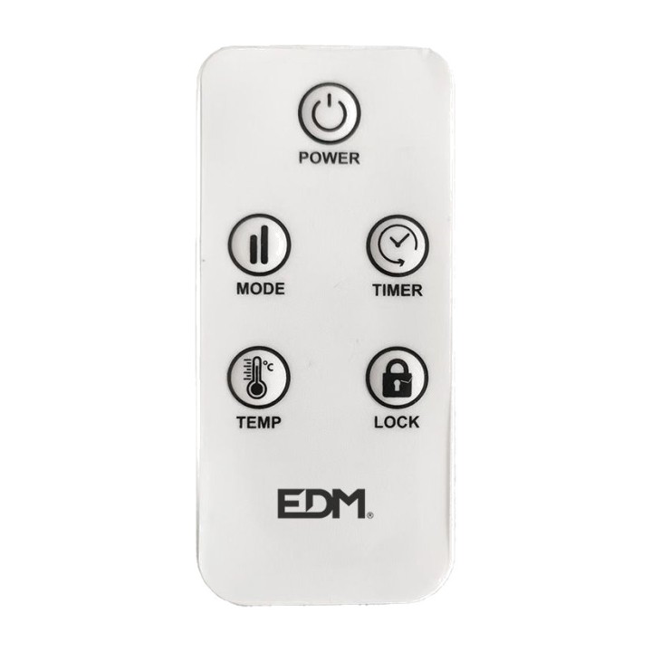 EDM Convecteur électrique avec Wi-Fi et télécommande 1500 W