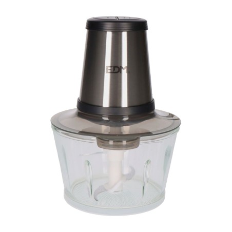 hachoir électrique en acier inoxydable avec bol en verre 350 w 1,8 l