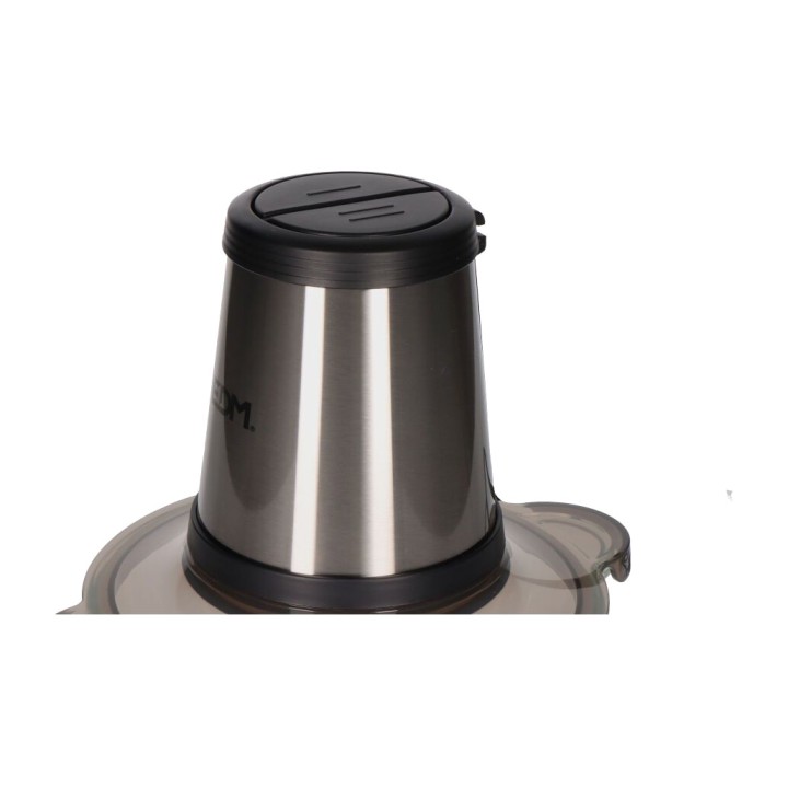 EDM Tritatutto elettrico in acciaio inox con recipiente in