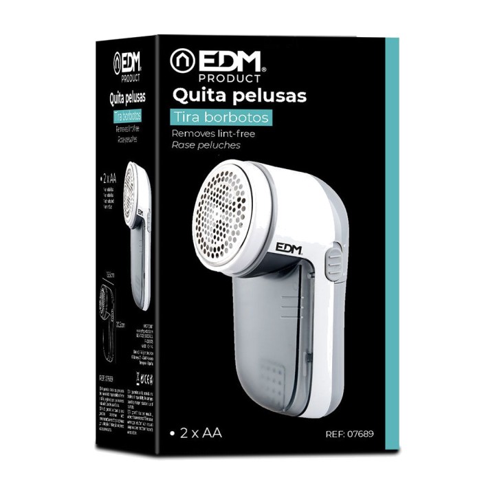 EDM Battery-operated electric lint remover 2 AA (2UD) 07689