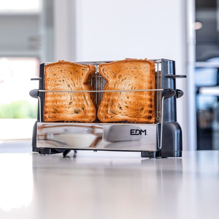 EDM Vertical stainless steel toaster 700 W 07640