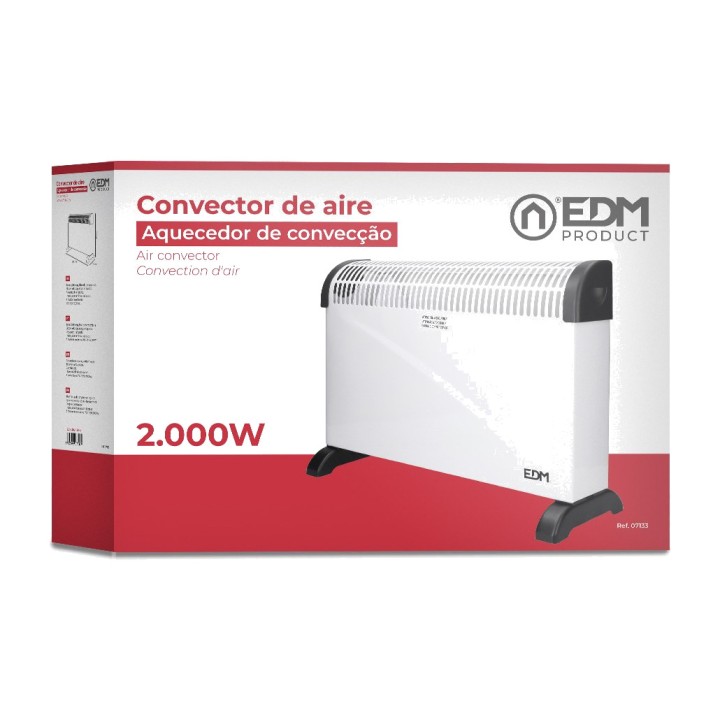 EDM Basic air convector 2000 W 49 CM 07133