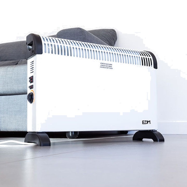 EDM Convector de aire turbo 2000 W 49 CM 07134