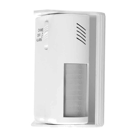 alarma de presencia con sensor de movimiento para pared 60 db 9 v 8 m