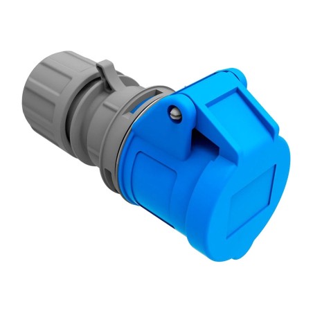 industriellt ytmonterat uttag cetac 2p+t 16 a 230 v ip44