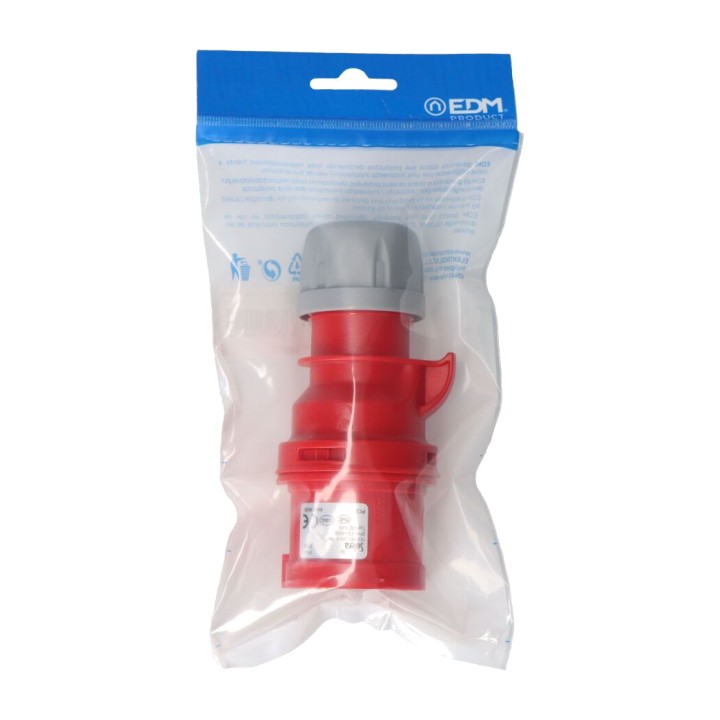 SOLERA Průmyslová kabelová zástrčka CETAC 3P+T 16 A 400 V