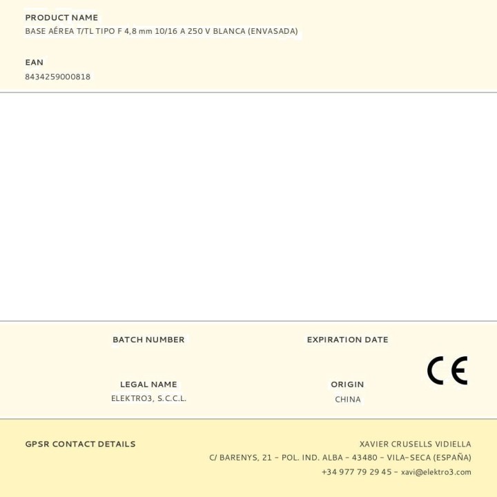 SOLERA Presa mobile Schuko con messa a terra laterale e