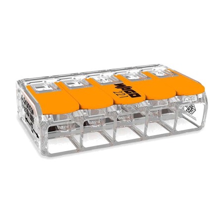 hitri spojnik z ročico, 5-potni 6 mm2 450 v 41 a 10,1 mm