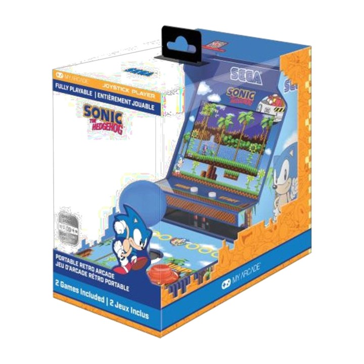 MY ARCADE Consola retro portátil con mando y 2 juegos SONIC THE HEDGEHOG 51911