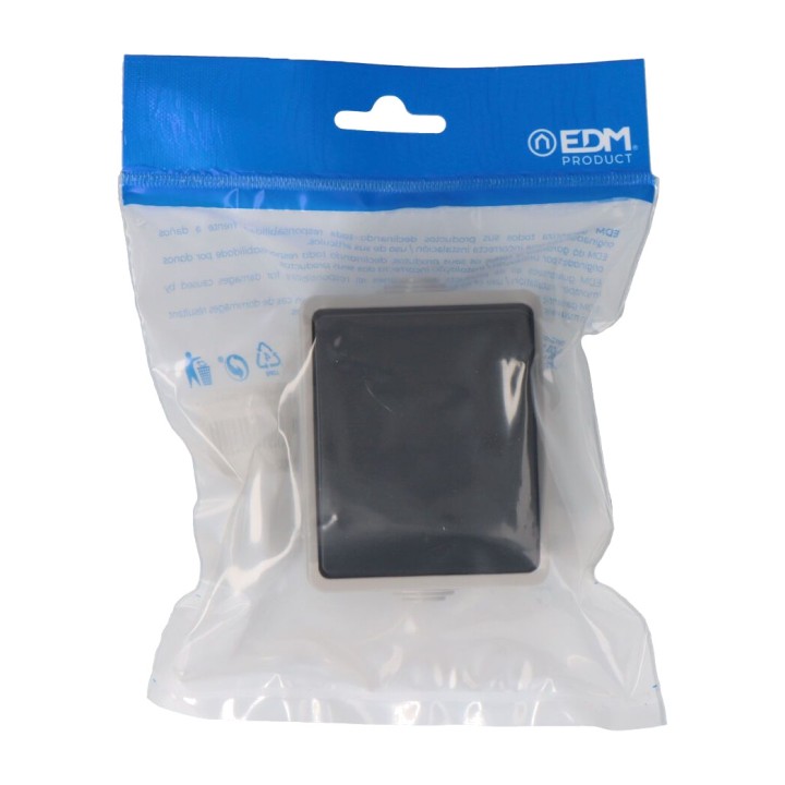 SOLERA Weatherproof surface-mounted push button, packaged