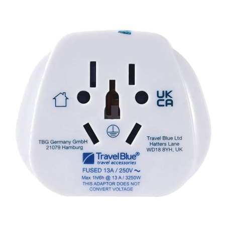 adaptador de viaje de entrada universal a salida reino unido tb-904