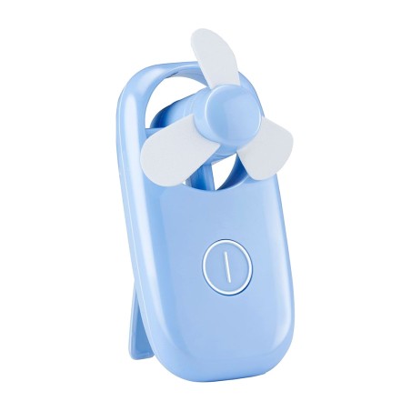 mini ventilateur à main à piles avec support 2xaaa