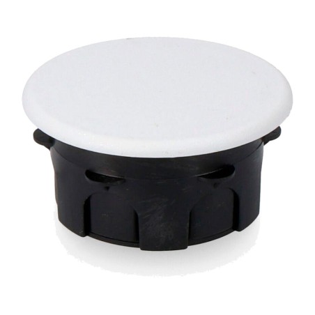 boîte de dérivation ronde à encastrer avec griffes en plastique 60x40mm