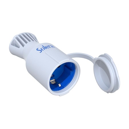 verplaatsbare rubberen contactdoos met zijdelingse aardingsaansluiting ip44 16 a 250 v 3680 w