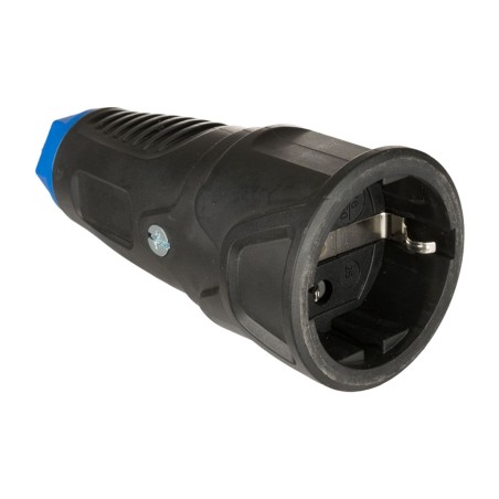 nástěnná zásuvka schuko z gumy ip20 16 a 250 v 4,8 mm