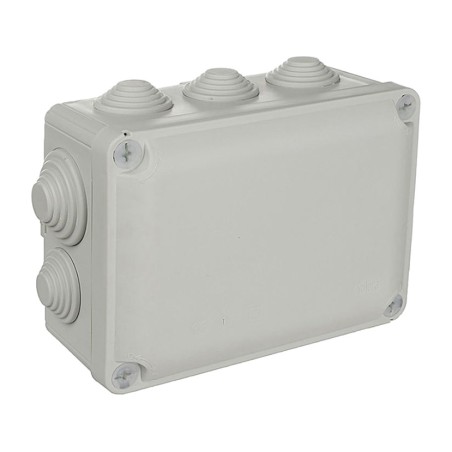 caja de registro estanca rectangular con tornillos junction-box