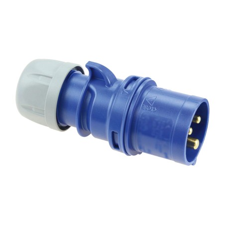 priemyselná káblová zástrčka cetac 2p+t 32 a 230 v ip44 902133a