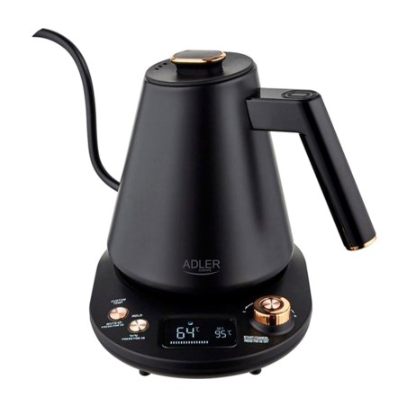 metal kettle with temperature control ad1349 1100 w 1 l