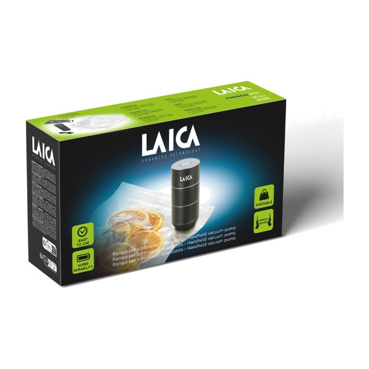LAICA Pompă de vid portabilă reîncărcabilă VT3402 11 CM