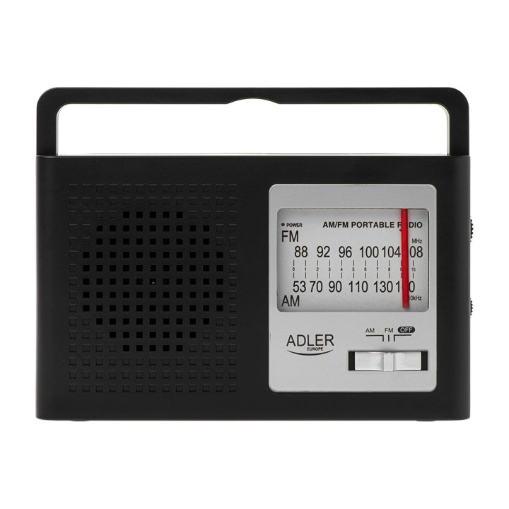 ADLER Tragbares Radio mit Netz- und Batteriebetrieb und