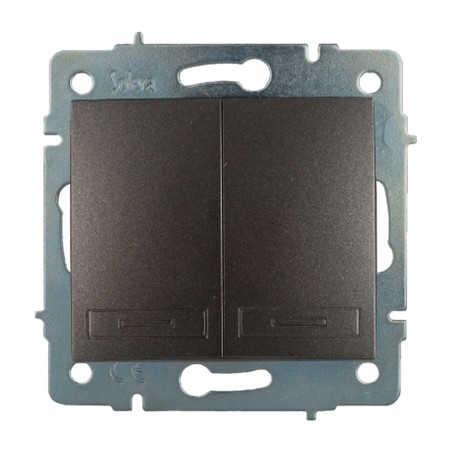 interrupteur va-et-vient à encastrer, sans cadre ip40 10 ax 250 v
