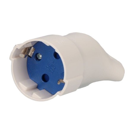 base aérea schuko con anilla para fácil extracción 16 a 250 v 4,8 mm
