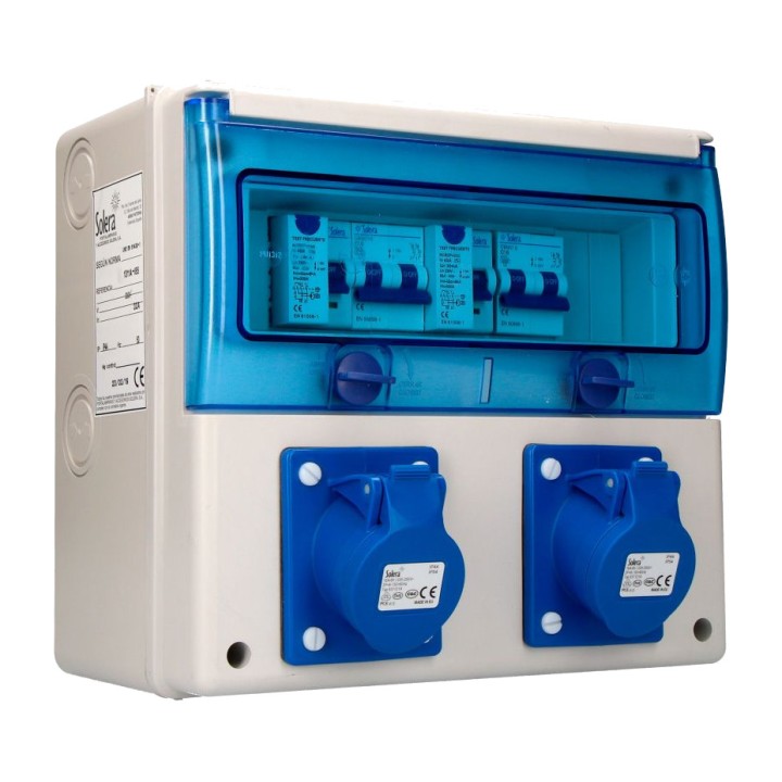SOLERA Assembled industrial electrical panel with 11