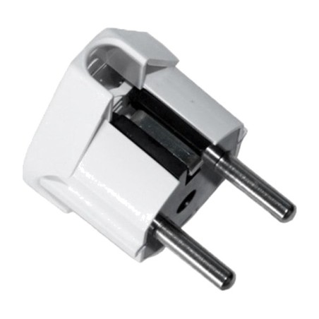 schuko plug with side cable outlet 16 a 250 v 4,8 mm