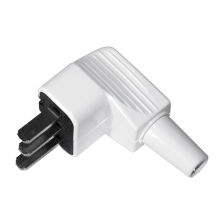 dvojpólová kuchynská zástrčka s bočným výstupom pre rúry 25 a 250 v