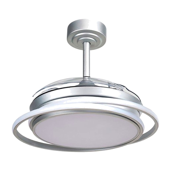 CRISTALRECORD Ventilatore da soffitto LED con pale