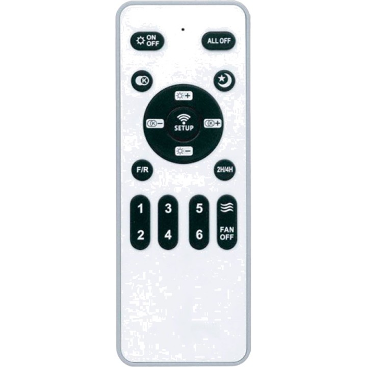 CRISTALRECORD Ventilatore da soffitto LED con pale