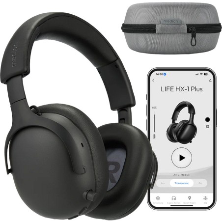 cuffie wireless over-ear con cancellazione del rumore life hx-1 plus anc
