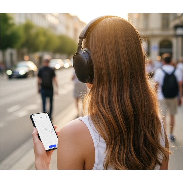 MEDION Wireless over-ear headphones with noise cancellation