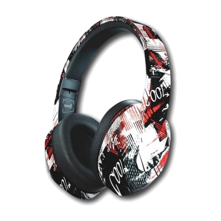 cuffie wireless pieghevoli con radio fm graffitti-bluetooth 5.3