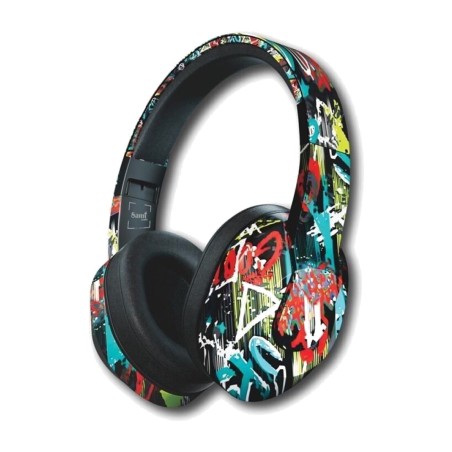 auriculares inalámbricos plegables con radio fm graffitti-bluetooth 5.3