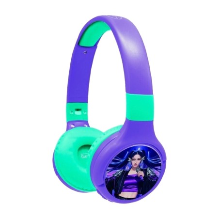 auriculares infantiles inalámbricos bluetooth plegables con volumen limitado k-pop academy