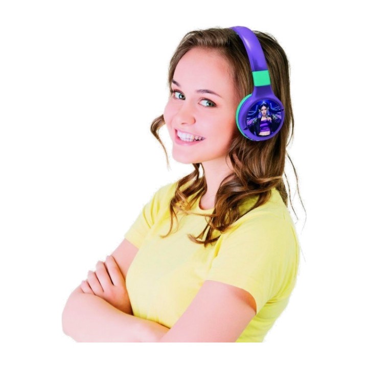LEXIBOOK Auriculares infantiles inalámbricos Bluetooth plegables con volumen limitado K-POP ACADEMY 175949