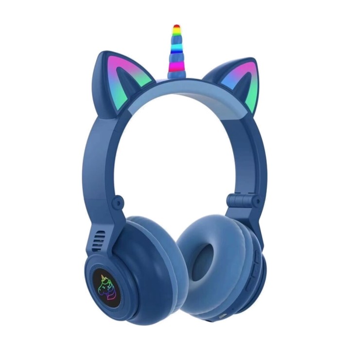 Auriculares con luces de colores y conexión inalámbrica