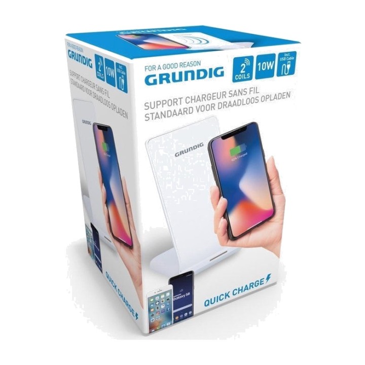 GRUNDIG Bezdrôtová nabíjačka s vertikálnym stojanom pre