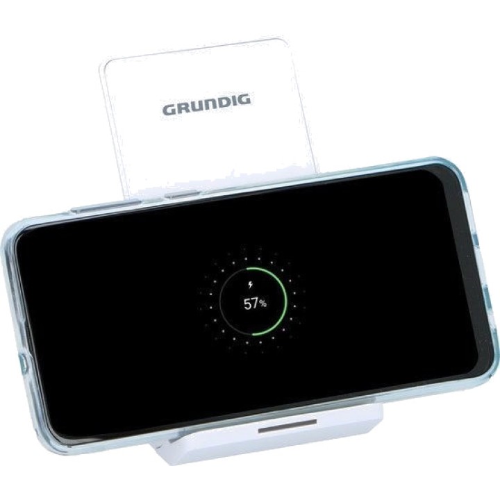 GRUNDIG Cargador inalámbrico con soporte vertical para móvil 10 W 328736