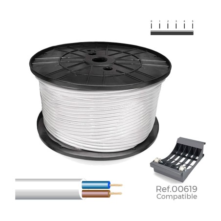 round electrical cable on reel h05vv-f 300/500v