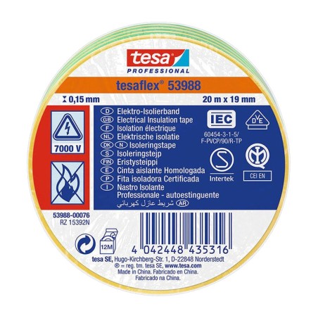 hyväksytty pvc-eristysteippi tape-roll